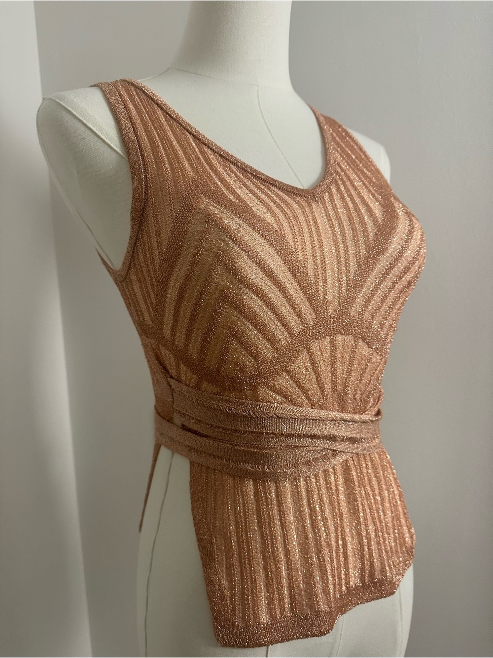 Missoni Shimmery Copper Knit top - Picture 6 of 12